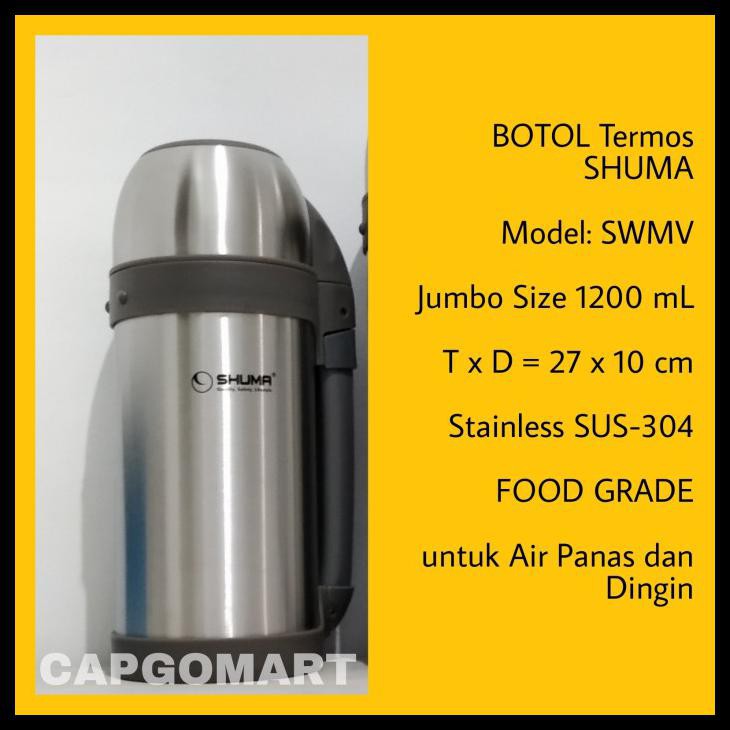 Shuma 1200 Termos Air Panas Kapasitas Besar - Wm 1200 Ml