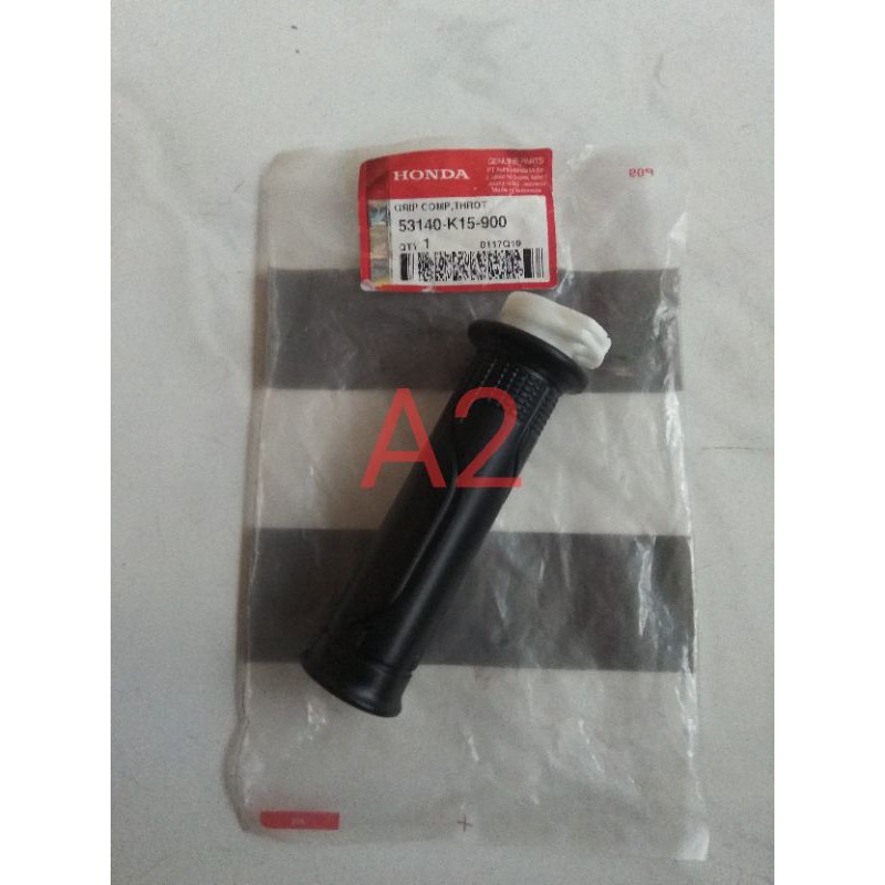 handgrip hand grip hanfat sarung gas stang kanan cb 150 r cb150r old new sonic 150 K15-900 ori AHM