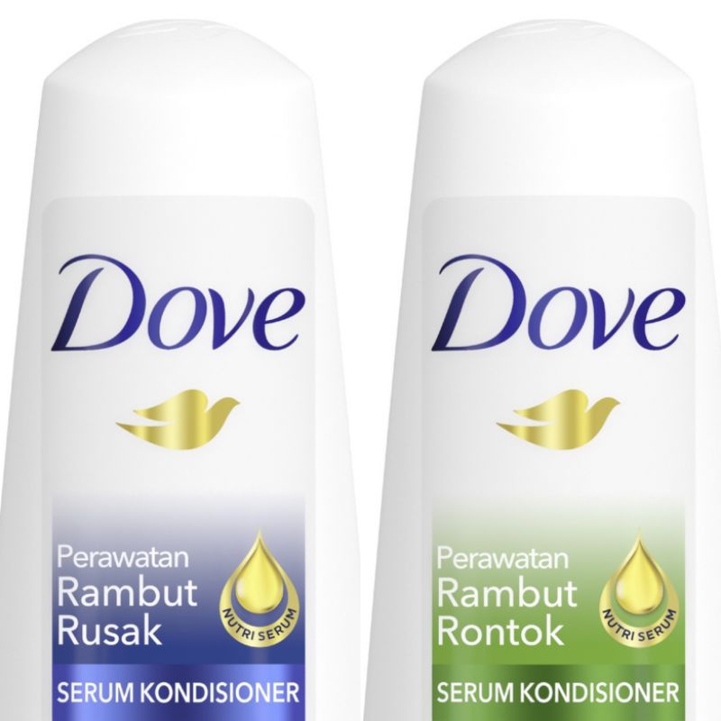 Dove Conditioner Serum Rambut Rontok Dan Rambut Rusak 160 Dan 320 ML