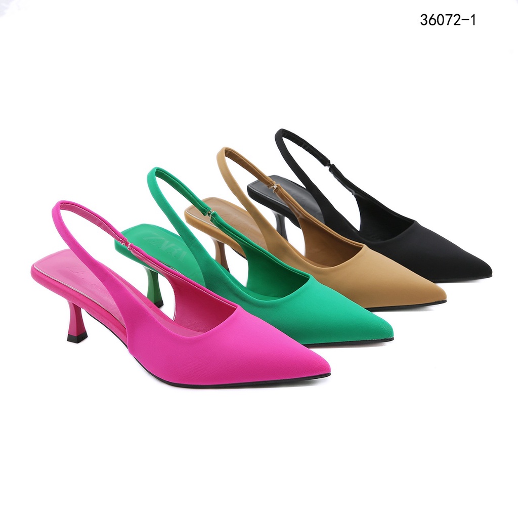 ZR Fabric Slingback Shoes #36072-1