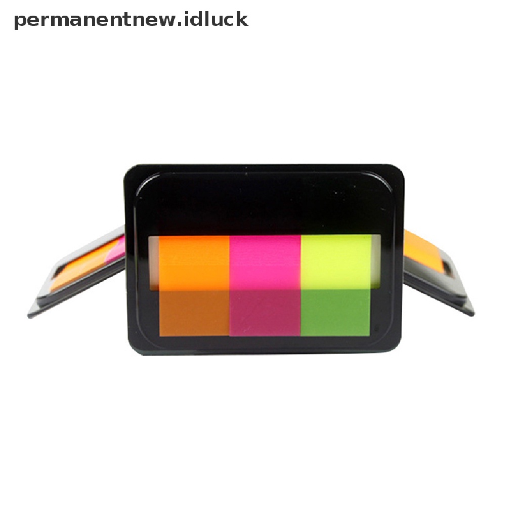 Stiker Memo Pad Sticky Note Penanda Buku Warna Fluorescence