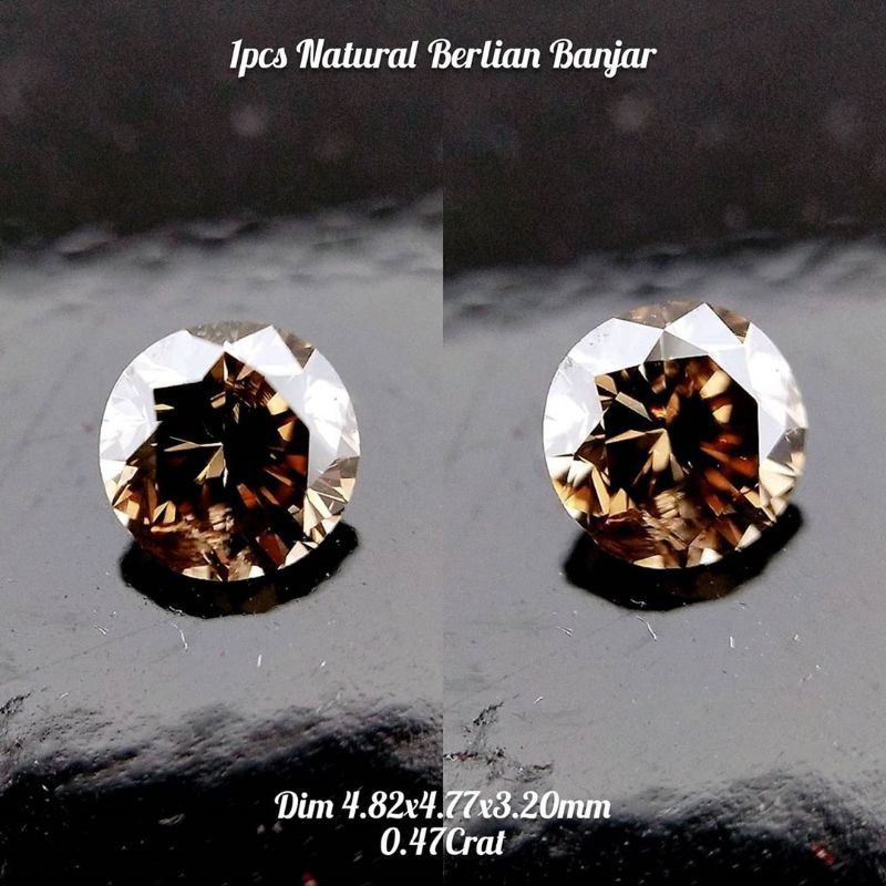 natural diamond brown coklat asli berlian batu cincin pria wanita koleksi ruby safir akik bacan giok