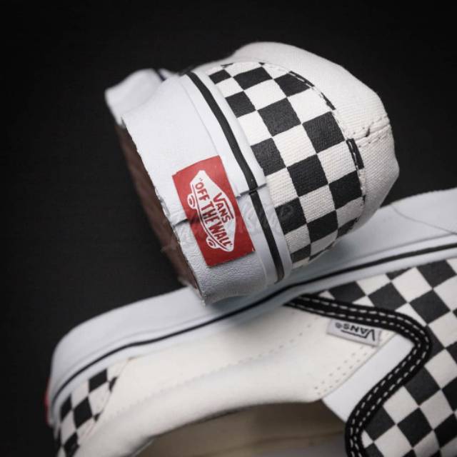 Vans Slip On Checkerboard Black White