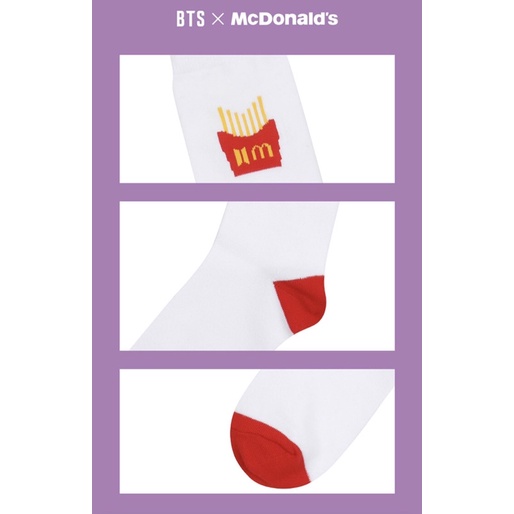 BTS MCD Logo Icon socks Official