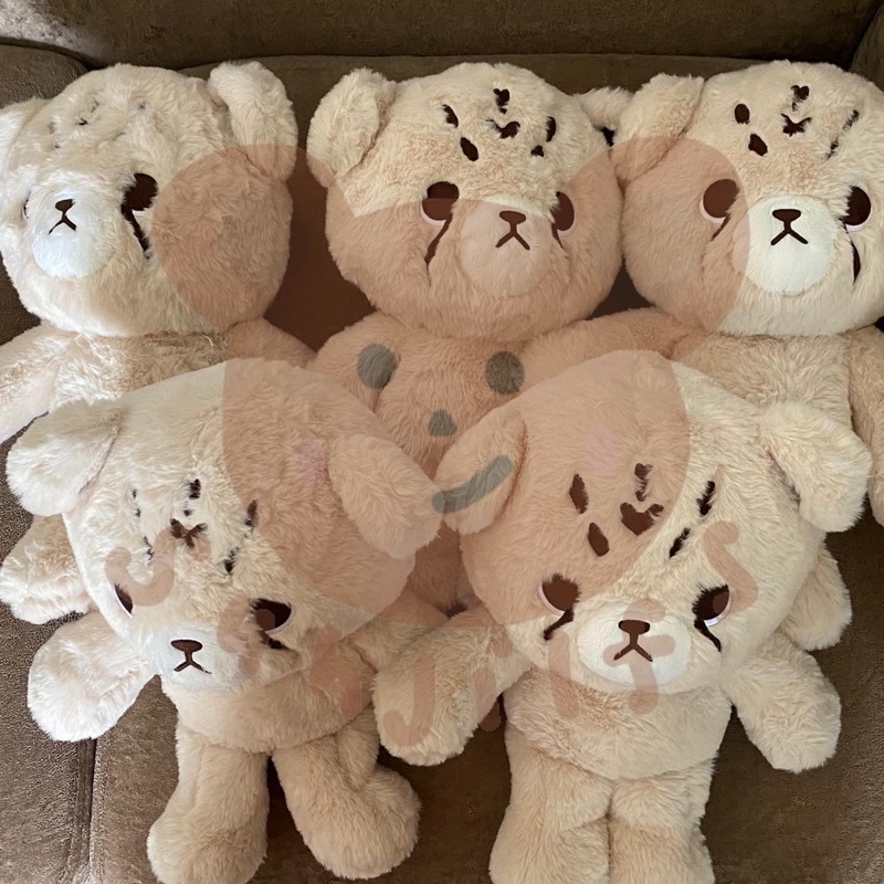 [READY STOCK] Cheetah Lee Doll Mark 40 CM Fluffy Doll NCT Sticker