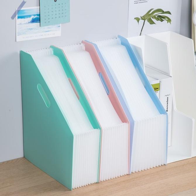 

COD Deli Standing File A4 100% bahan impor EB41102 PROMOKode 1991
