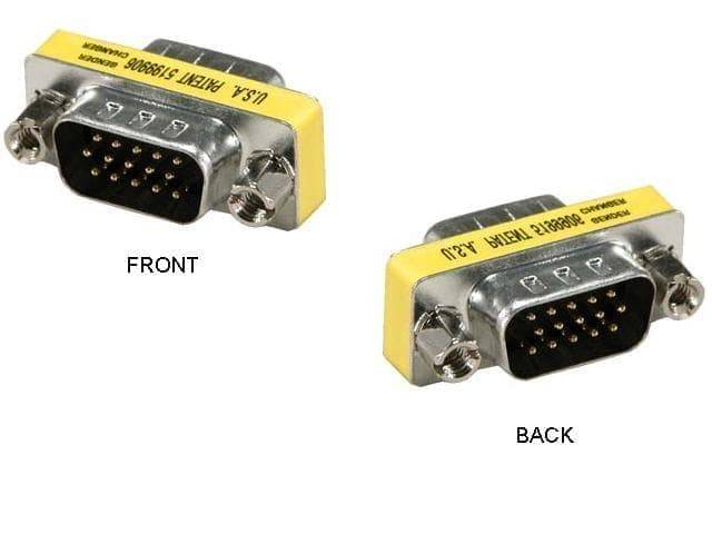 Converter Gender VGA Male to Male 15 pin konektor converter VGA