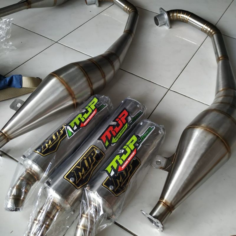 Knalpot Satria 2tak kolong samping
