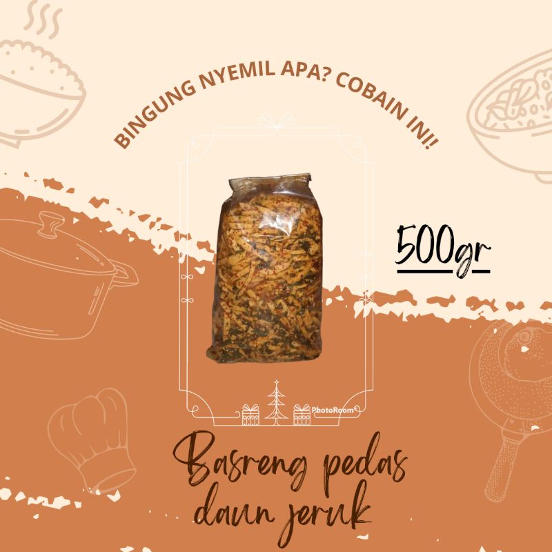 

basreng pedas daun jeruk 500gram/basreng pedas