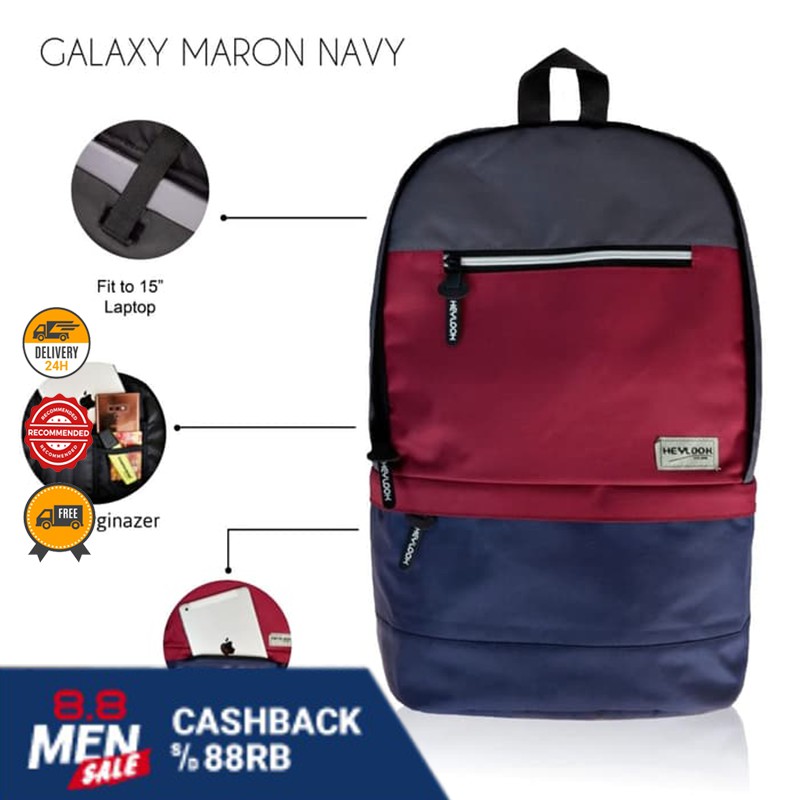 MG 122 Tas Ransel Olahraga Tas Punggung Backpack Qu*chua Travel Arpenaz Decathlon Bag