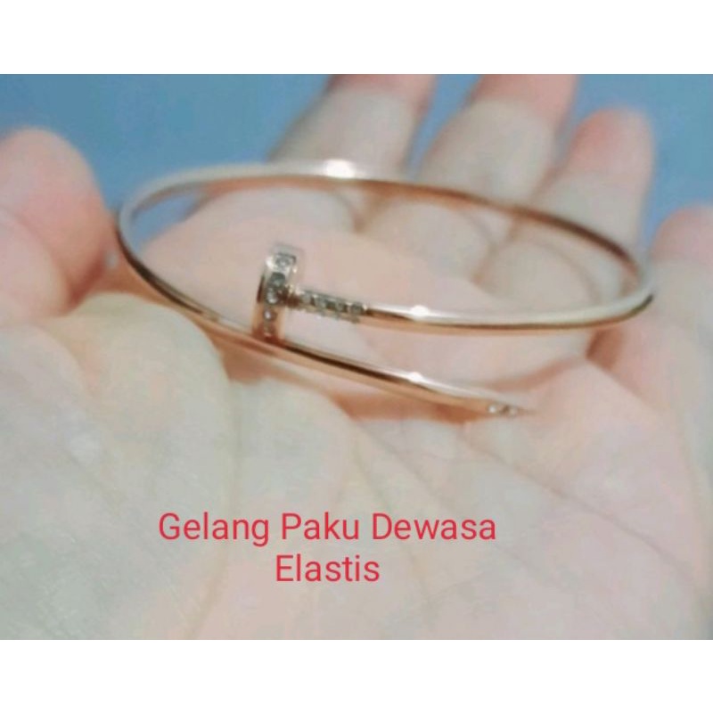 Aksesoris Gelang Paku elastis Dewasa