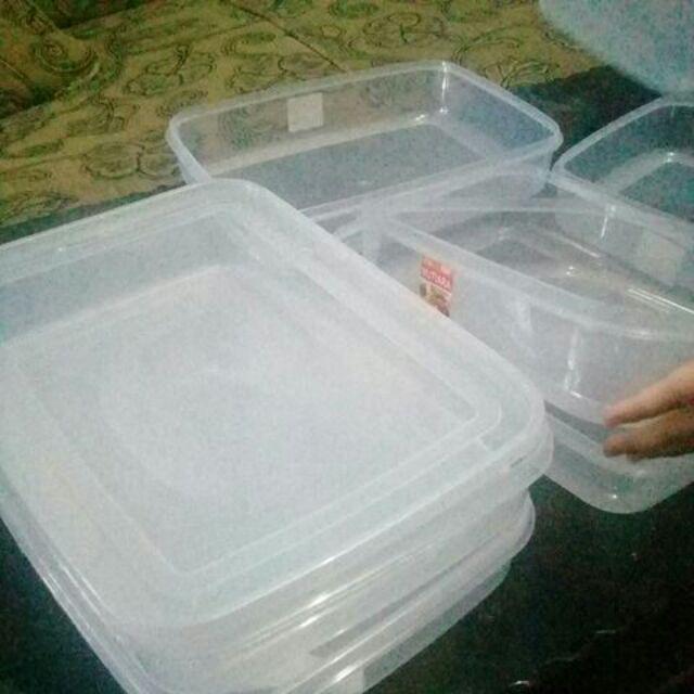 (6pcs) Kotak Donat Kmp / Mutiara Pack 2000mil / Box Serbaguna / Wadah