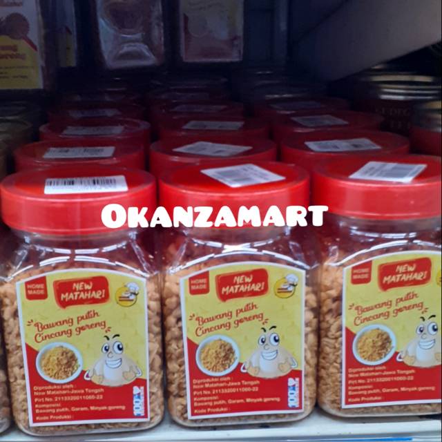 

New Matahari Bawang Putih Cincang Goreng 150gr