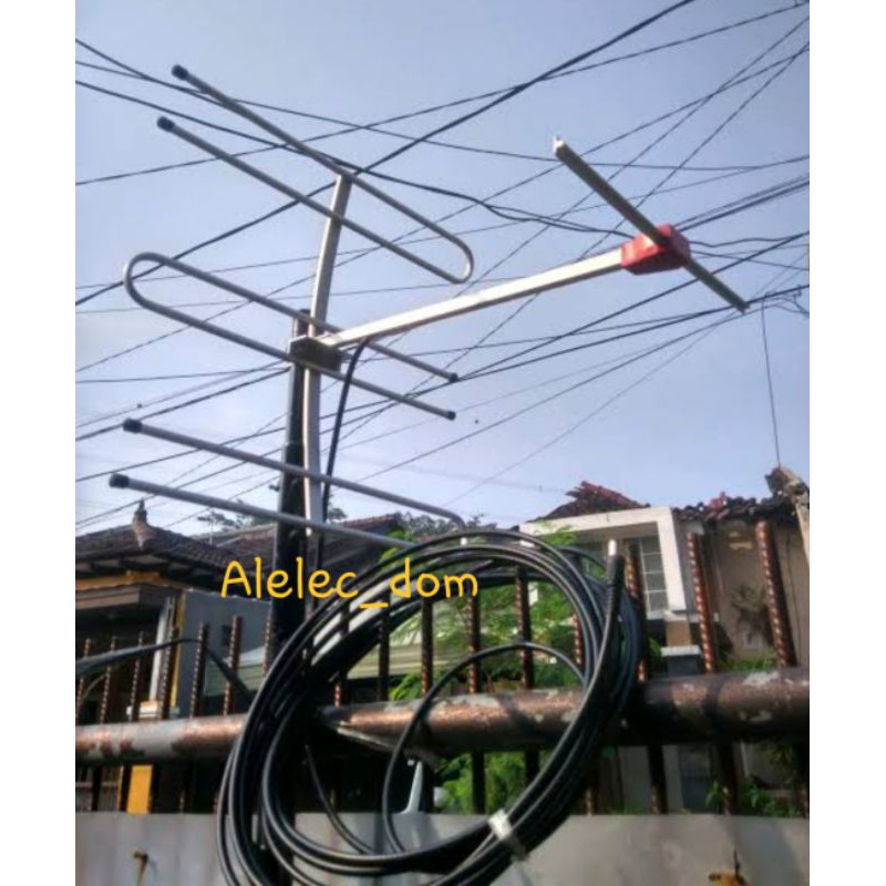 Antena Tv Kabeh Wigun Pa27 + Kabel 10M Outdoor