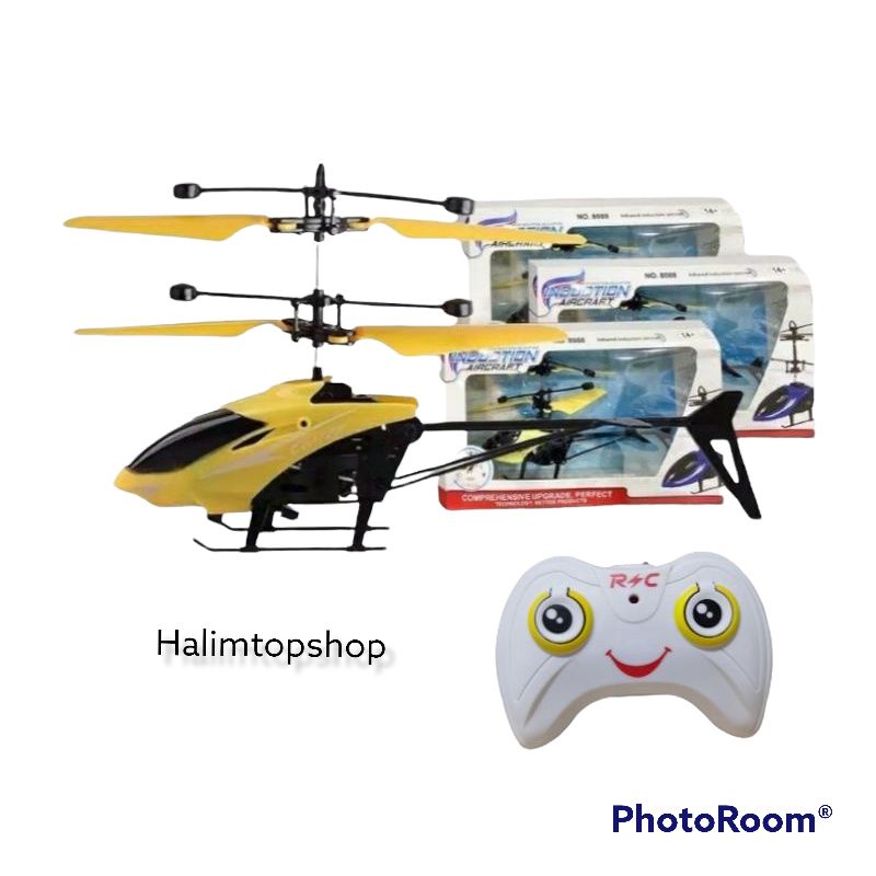Mainan Anak Drone Helikopter Dengan Remote Control / Helikopter Dengan Lampu / Drone Helikopter