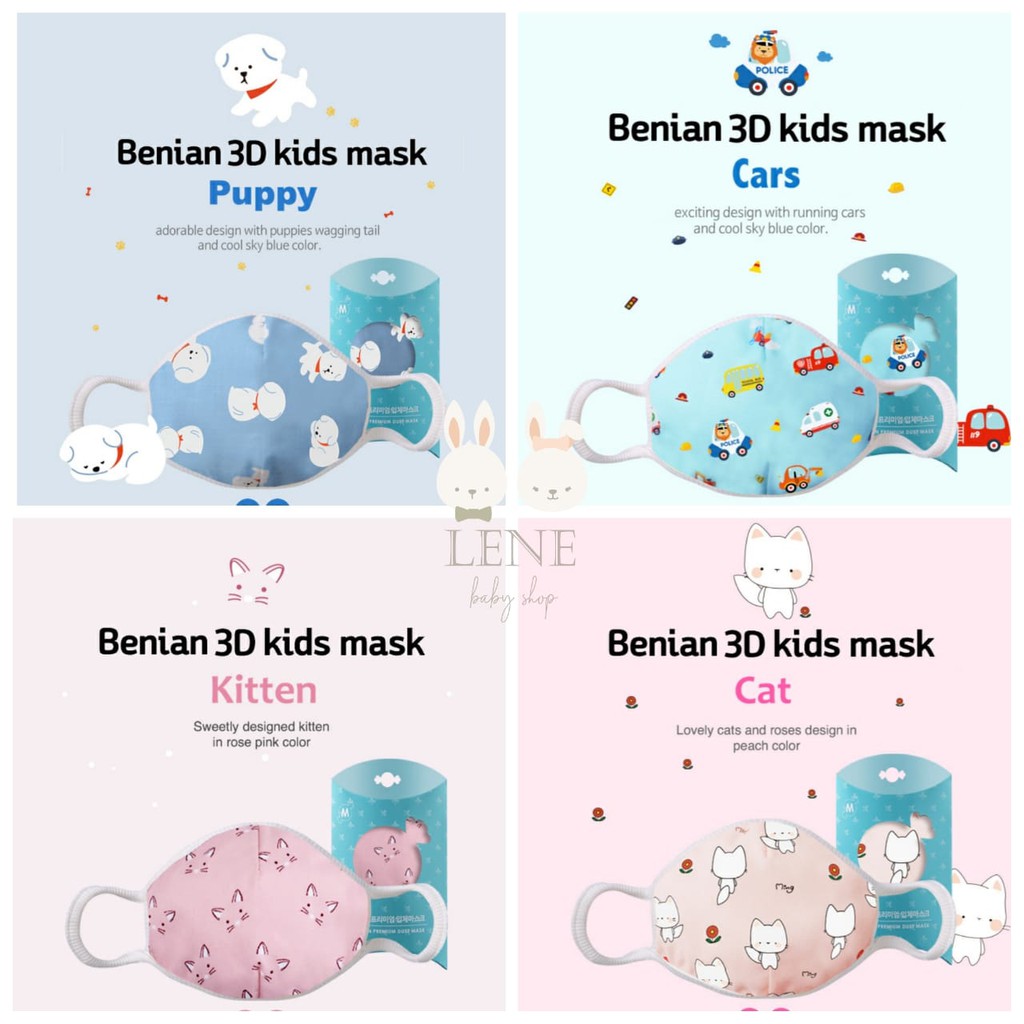 Benian 3D Korean Premium Kids Mask