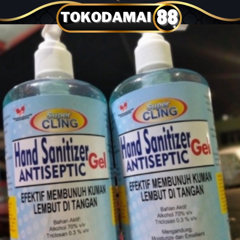 HAND SANITIZER GEL SUPER CLING GEL 500 ML TERMURAH