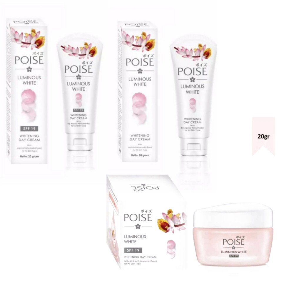 POISE Luminous White Whitening Day Cream 20g | 40g | 50g