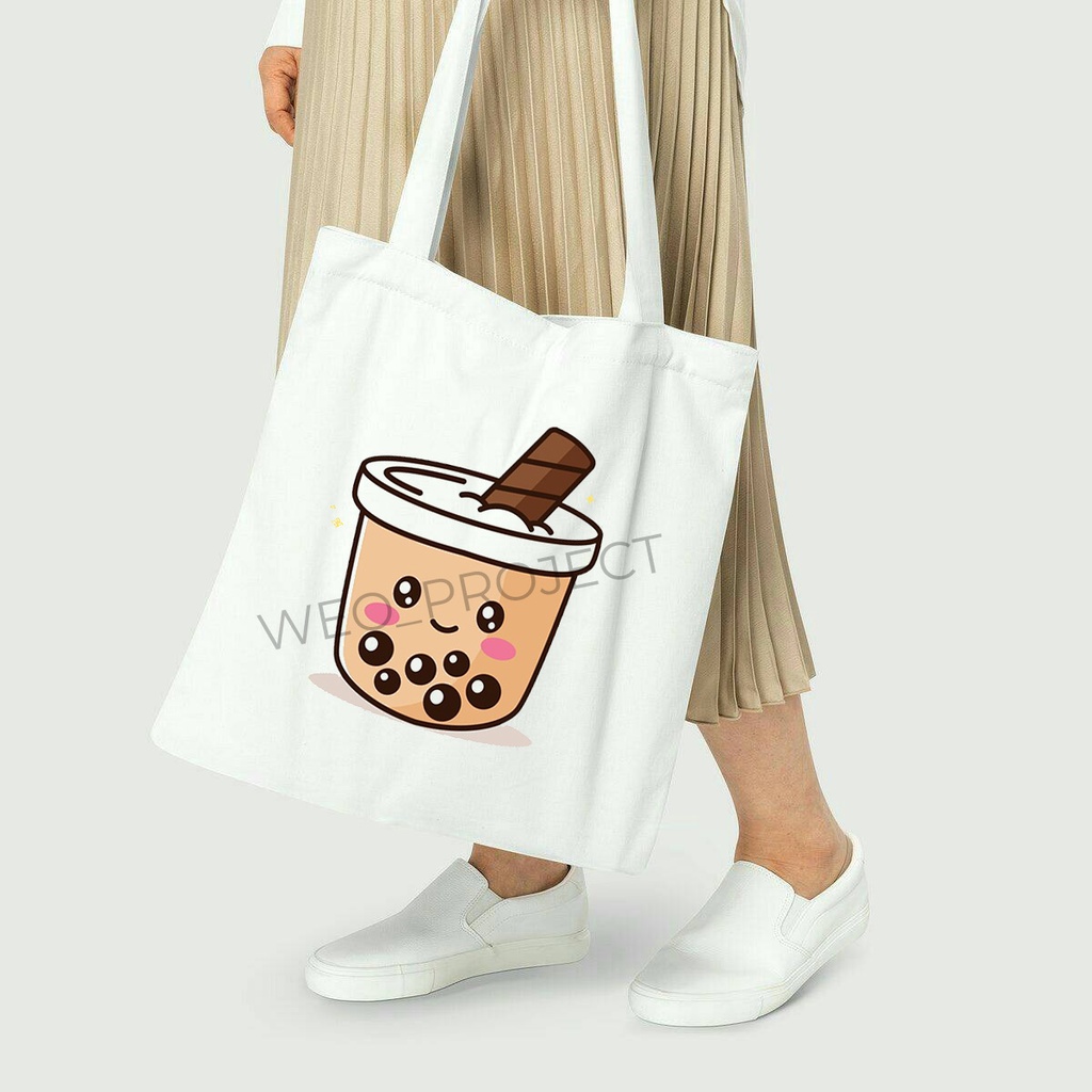 TOTE BAG KANVAS / TOTE BAG WANITA / TOTE BAG BOBA PART 2