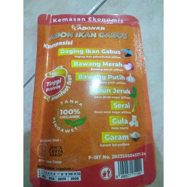 Jual Abon Ikan Gabus Ikan Kutuk Makanan Sehat Indonesia Shopee Indonesia