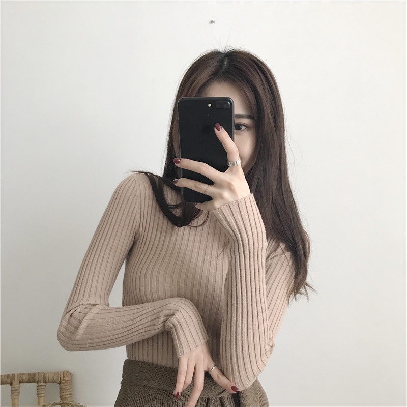 XIAOZHAINV Sweater Wanita Korean Style Lengan Panjang 785