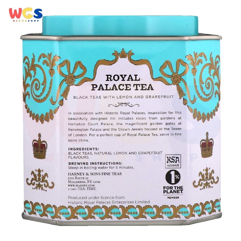 Harney &amp; Sons Royal Palace Black Tea With Lemon &amp; Grapefruit 30s 75g