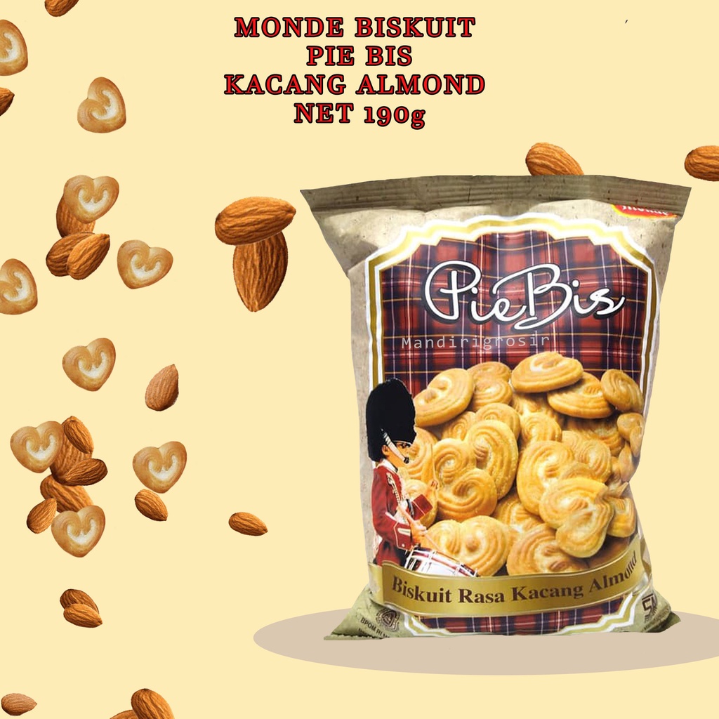 

BISKUIT RASA KACANG ALMOND *MONDE * 190g