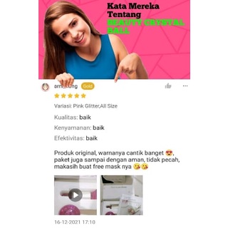 SUPPLIERNESIA - Ice Globes Roller / Glitter / Beauty Crystal Ball Glitter Original / Alat Pencerah Wajah / Ice Globes Facial Roller Glitter / Alat Pijat Muka / Ice Globes