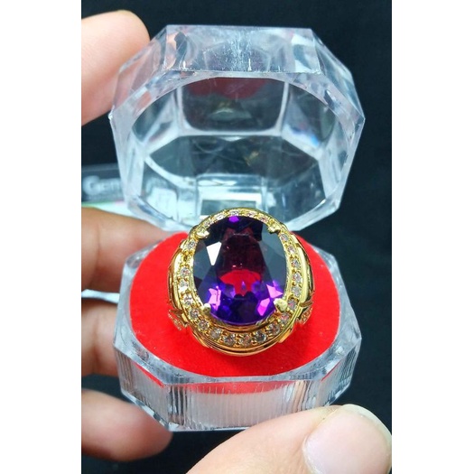 batu kecubung Amethyst asli natural