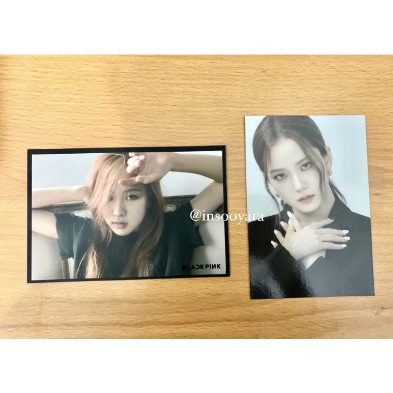 PC Jisoo Rosé blackpink debut the album Postcard