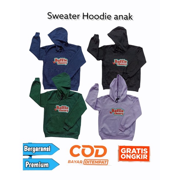 Sweter hoodie anak laki laki Sweter hoodie anak perempuan unisex Sweter baffle kids