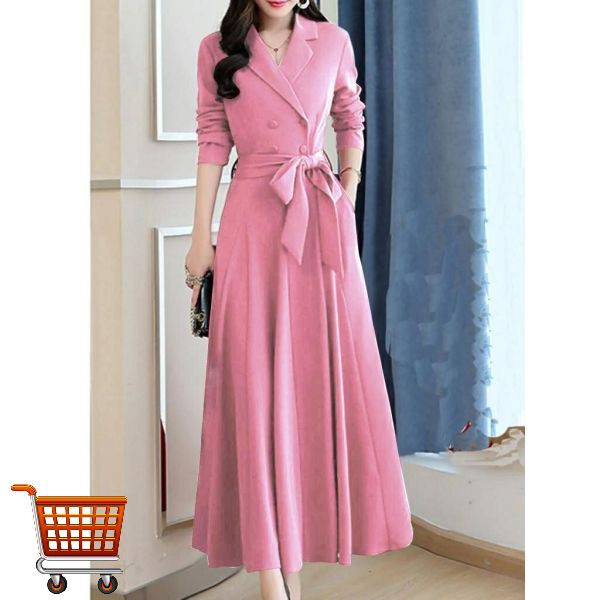 Dress Rania Agnes Long Dress Lengan Panjang