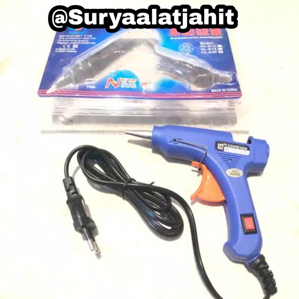 Tembakan Lilin Glue Gun (20Wat) DGHL kecil =rp.26.500/1pcs