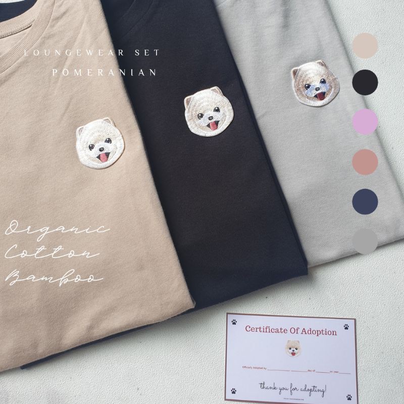 Loungewear Set Organic Cotton Bamboo Pets Series-2