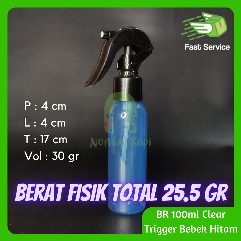 Botol 100ML BR BIRU Mini Trigger Bebek