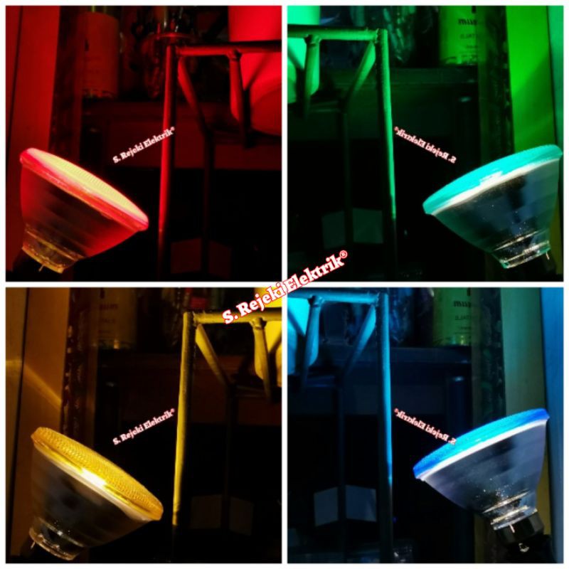 Philips Lampu Sorot Flood Light PAR38 80 Watt/80w Outdoor Taman Merah Kuning Hijau Biru