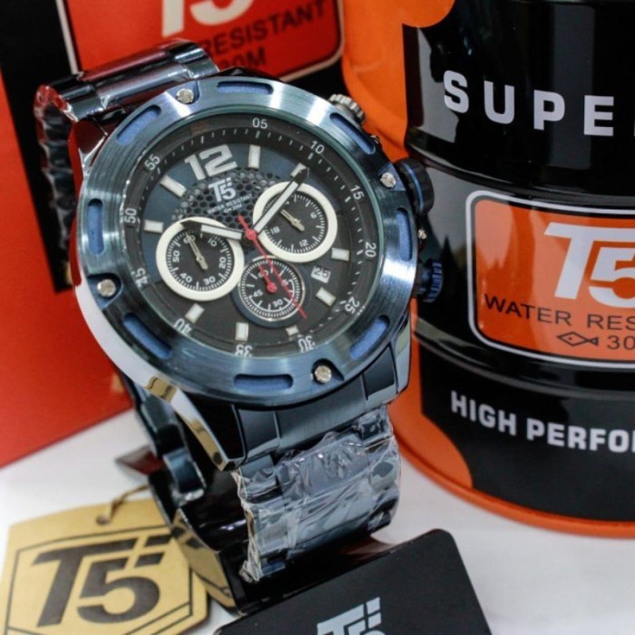 Jam Tangan Pria T5 H3822 T5 H 3822 Original bergaransi free tin box
