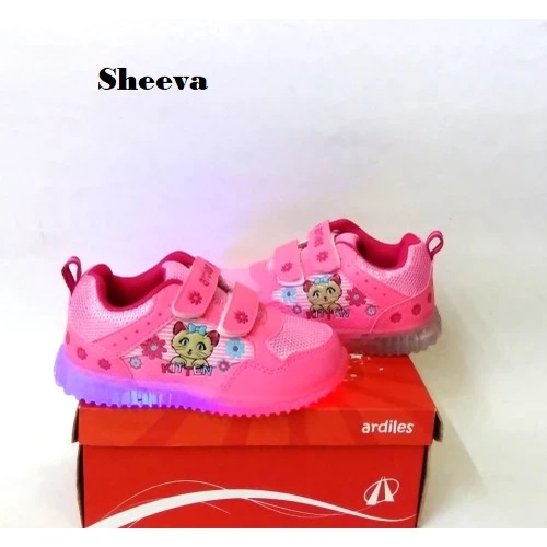 Sepatu Anak Karakter Kartun Ardiles CHERISKA SHEVA Sepatu Kids SHOES LED