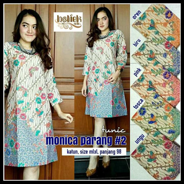 Hotlist Tunik Parang #2 - Tunik Batik Modern - Dress Batik Solo