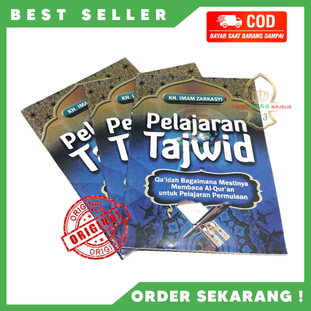 Buku Belajar Tajwid Lengkap / Buku Tajwid Terbaru / Buku Tajwid KH Imam Zarkasyi
