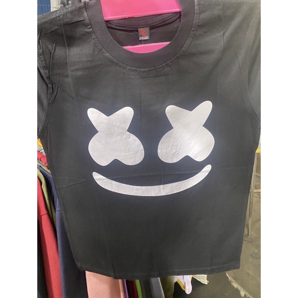 Kaos tshirt DJ marshmello hitam size L