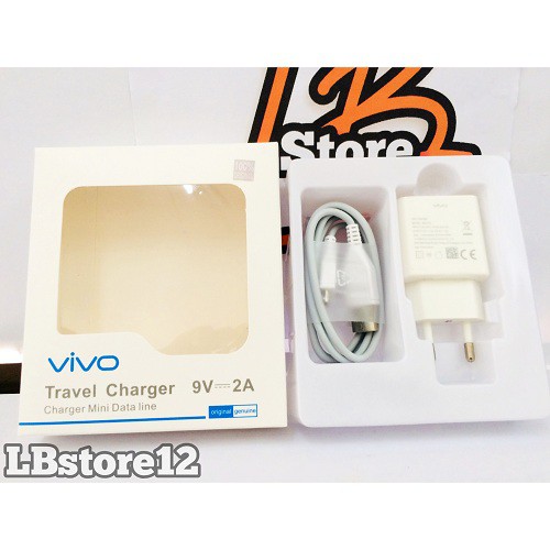 Charger Vivo Original 100% Fastcharging 9v - 2A For V5 V7 V9 V11 V15 Y11 Y12 Y17 Y19 Y53 Y91 Y93 Y30