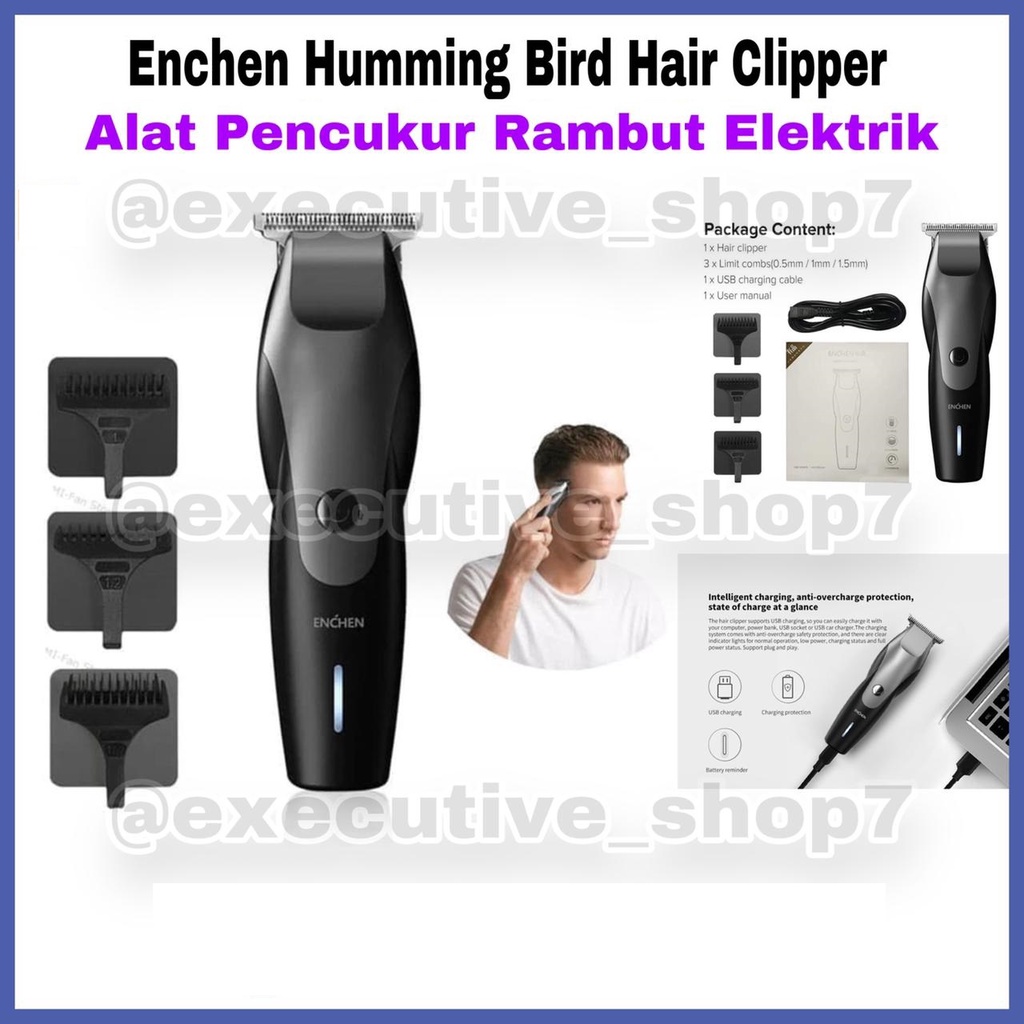 Enchen Humming Bird hair Clipper - Alat Pencukur Rambut Elektrik