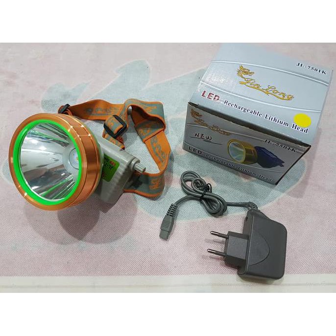 Senter Kepala Fokus Sinar Kuning 30W  Jl-7501K