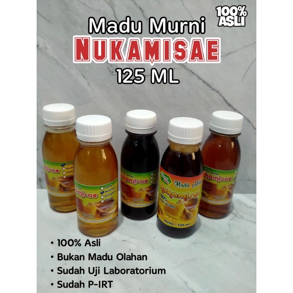 

MADU MURNI MADU ASLI 100% TANPA CAMPURAN MADU MENTAH MADU MUKAMISAE 125 ML