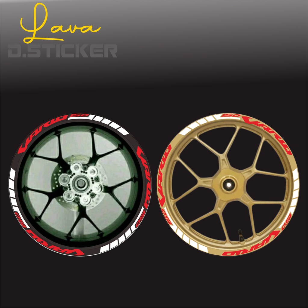 Stiker Velg Motor Vario 2021 125 / 150Cuting Stiker Murah [ GROSIR / ECER ]