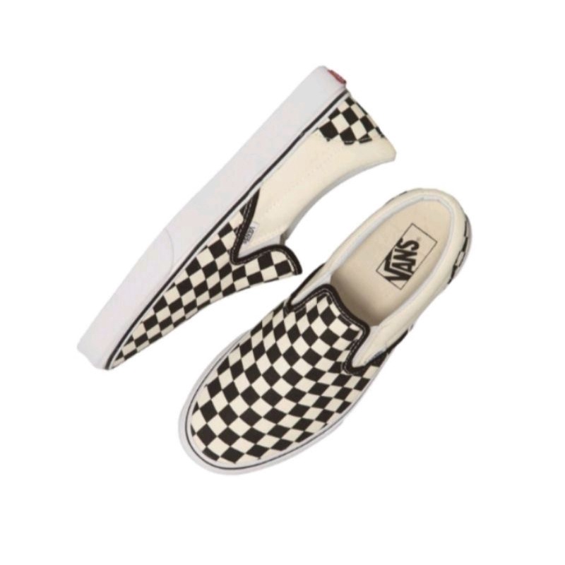 Sepatu Vans slip on Catur sepatu sneakers pria dan wanita