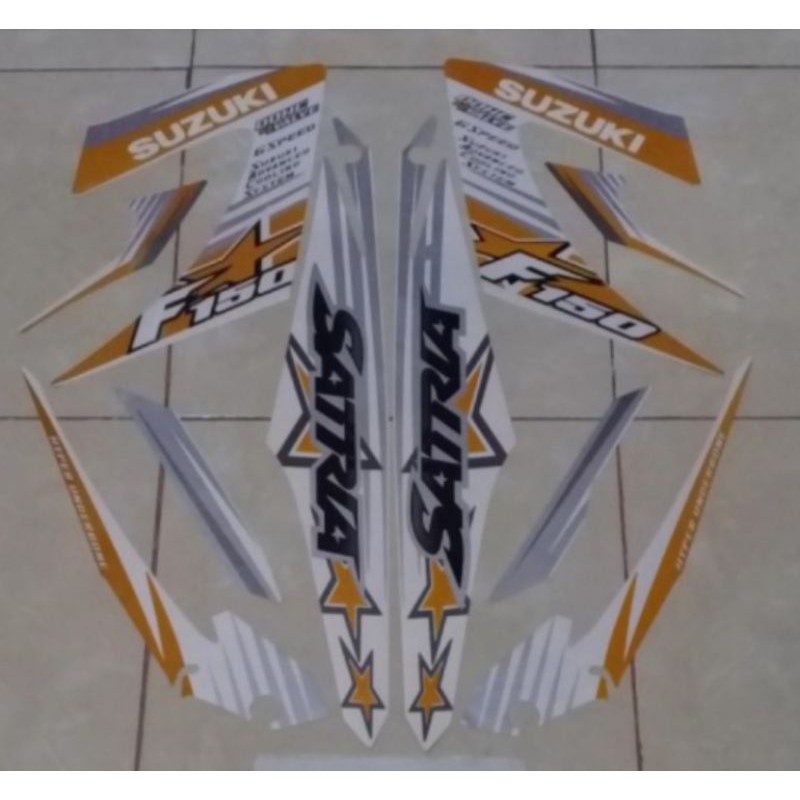 stiker satria fu 2014/2015 putih