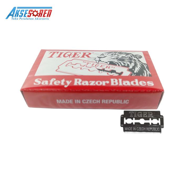 

PISAU CUKUR SILET SAFETY RAZOR BLADES TIGER [10 PCS] / CUTTER TIGER / CUTER TIPIS / PISAU SUPER TAJAM / KATER CUKUR