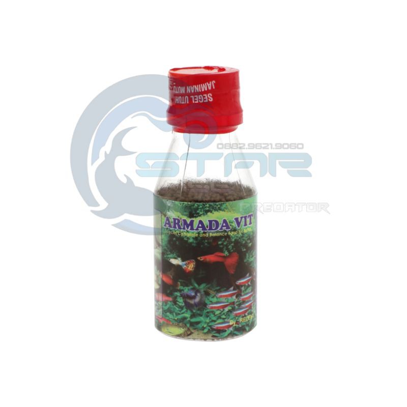 

ARMADA VIT MAKANAN PAKAN IKAN HIAS KECIL CUPANG 50gr
